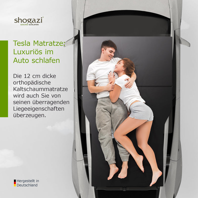 Tesla Model Y Matratze 120x200 – Anwendung im Fahrzeug