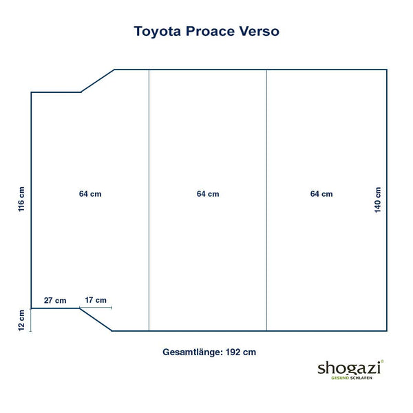 Toyota Proace Verso Masszeichnung