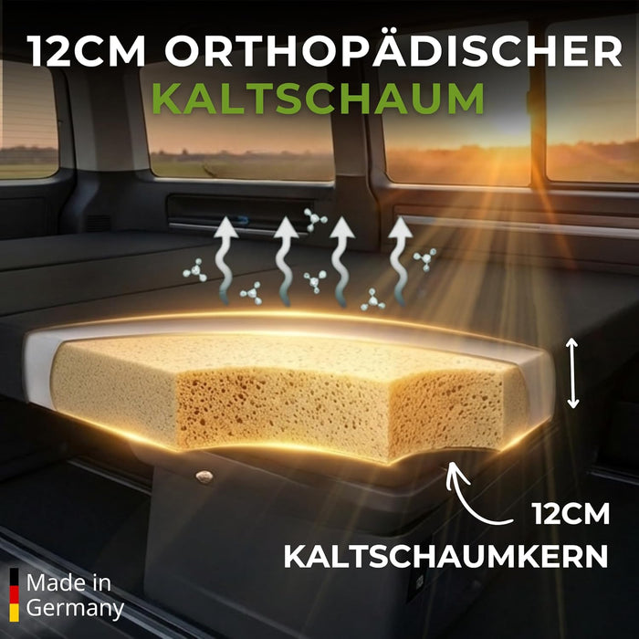 Auto Matratze - 12 cm orthopädischer Kaltschaum - shogazi ® #typ=shared;pos=6