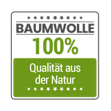 shogazi® Gütesiegel 100% Baumwolle