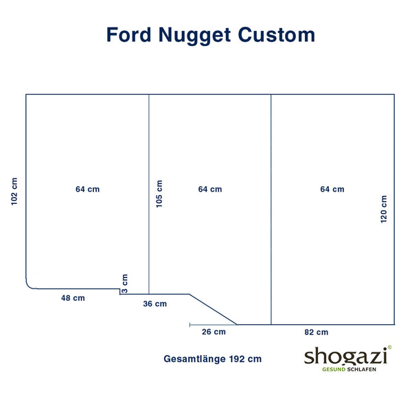 Ford Nugget Masszeichnung