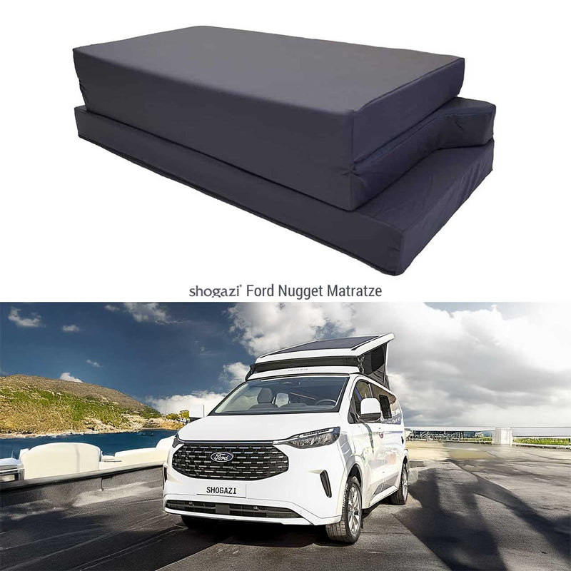 shogazi® Matratzenauflage Ford Nugget 120x192 cm Konturschnitt – Übersicht