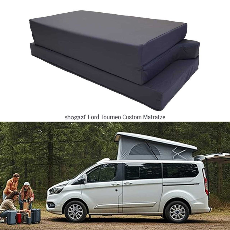 shogazi® Ford Tourneo Custom Matratze 156x192 cm Konturschnitt – Übersicht