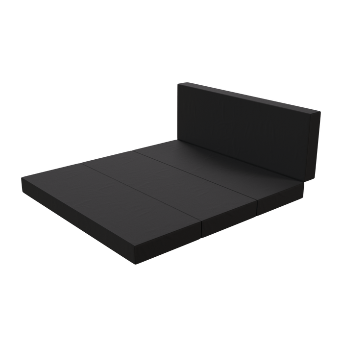 Klappmatratze - 4 - teilig - 120 x 200 cm - Anthrazit - Klappmatratze - shogazi ®