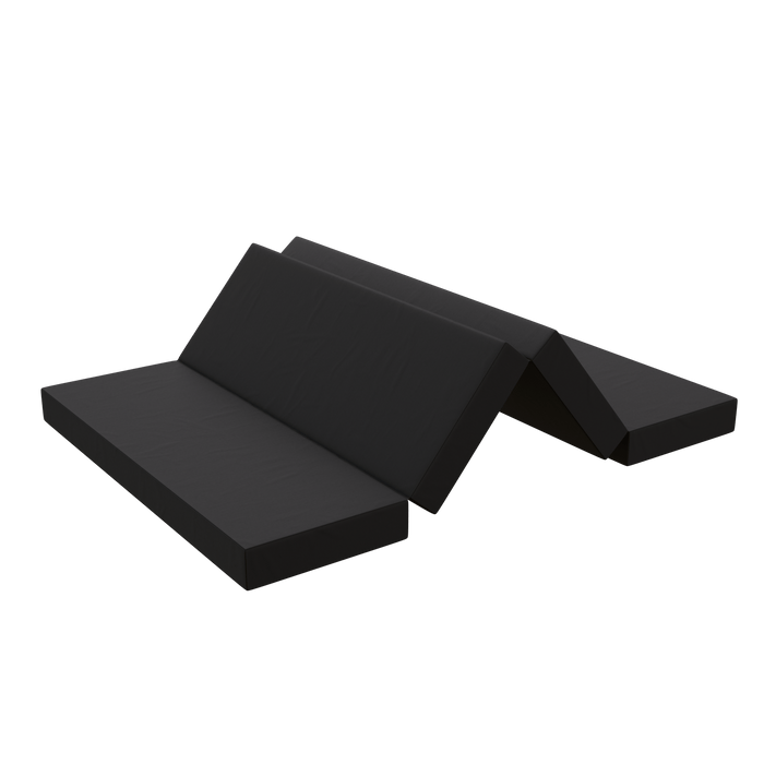 Klappmatratze - 4 - teilig - 120 x 200 cm - Anthrazit - Klappmatratze - shogazi ®