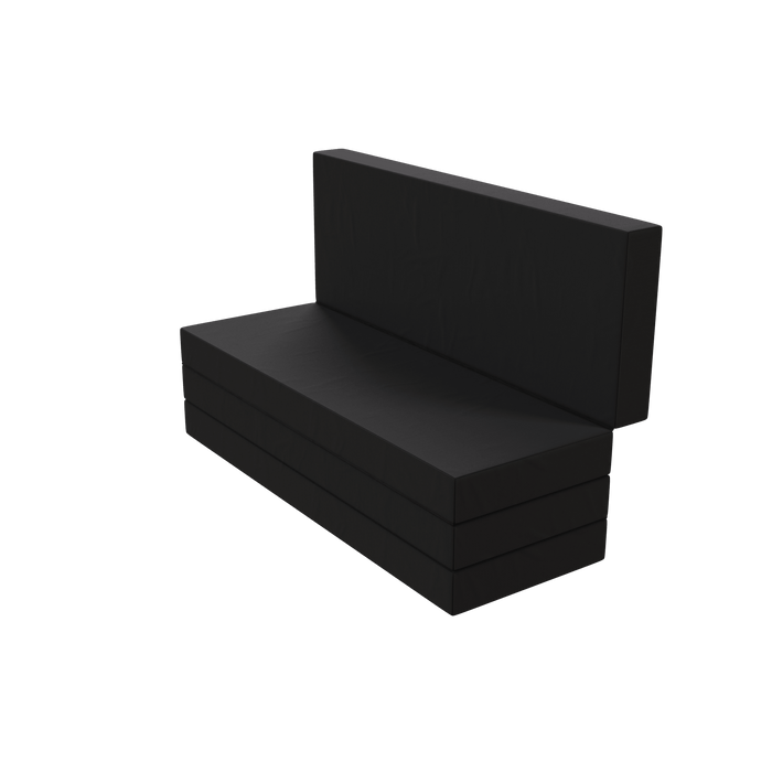 Klappmatratze 4-teilig 120 x 200 cm - Anthrazit - shogazi ®
