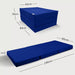 Klappmatratze – bequem schlafen statt Sofa - 80 x 190 cm - Marineblau - Klappmatratze - shogazi ® #typ=mass;farbe=marineblau;groesse=80x190