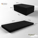 Maße der Faltmatratze 90x200 in Anthrazit, Liegefläche 90 x 200 x 12 cm und Faltmaß 90 x 66 x 36 cm #typ=mass;farbe=anthrazit;groesse=90x200;pos=7