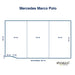 Marco Polo Matratze unten – 110/103×192 x 12 cm - 110x192 - Auto Matratze - shogazi ®