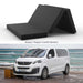 shogazi Automatratze für Peugeot Traveller in Schwarz, klappbare Reise und Schlafmatratze passend für den Innenraum des Peugeot Traveller, hochwertige Manufakturqualität für Camping und Übernachten im Fahrzeug.