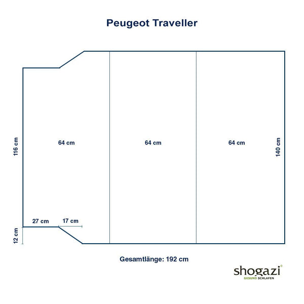 Peugeot Traveller Masszeichnung