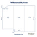 T4 Matratze 152/120×186 x 12 cm - Auto Matratze - shogazi ®