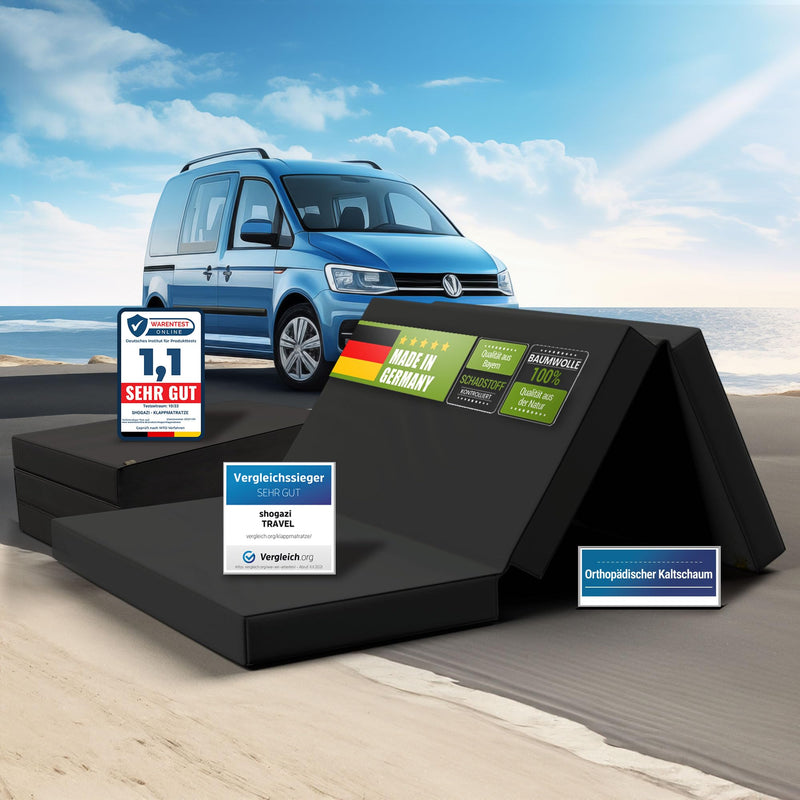 shogazi® VW Caddy Matratze 110x190 cm – Übersicht
