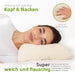 Nackenkissen von shogazi® unterstützt den Kopf und Nacken